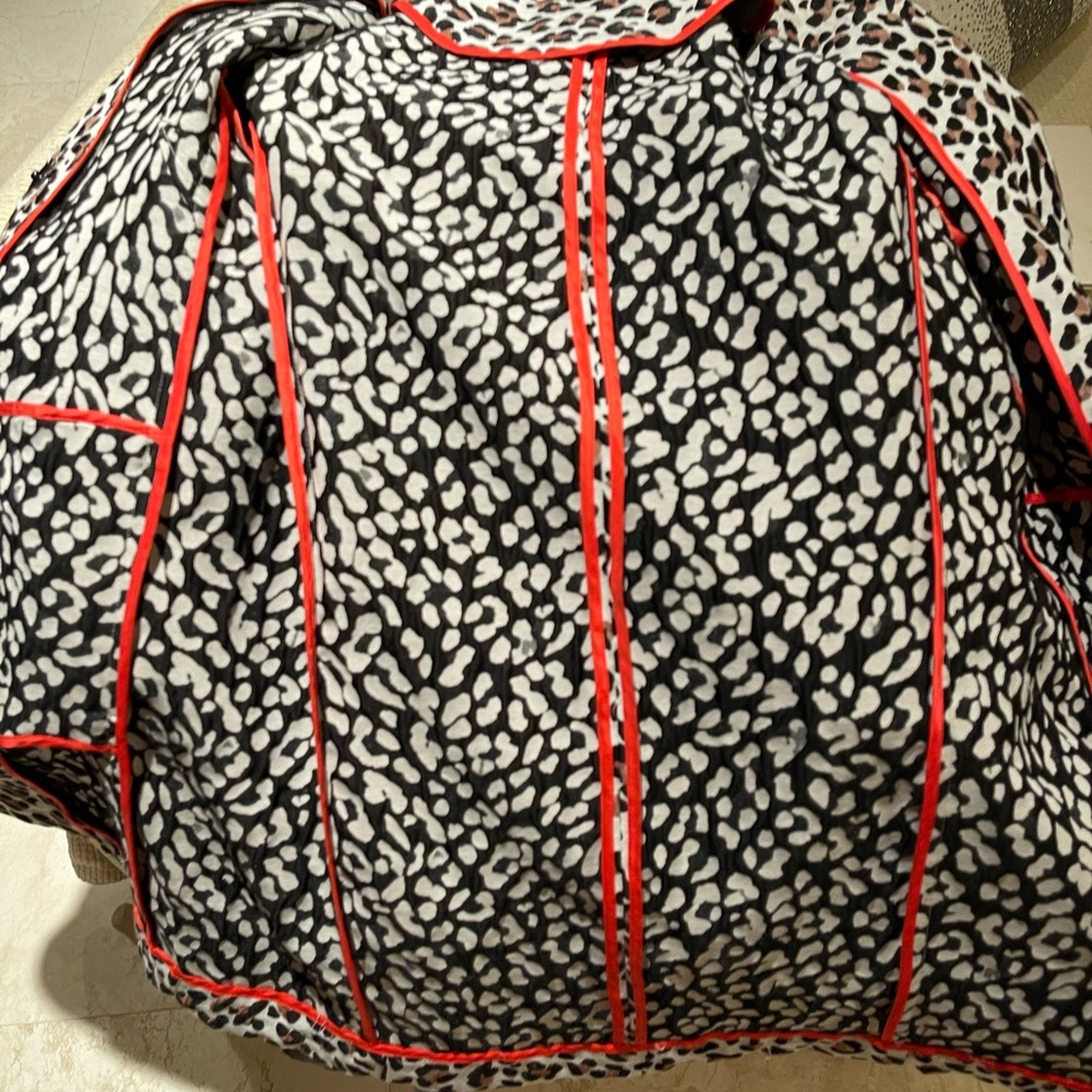 Gerard Darel Paris unlined animal print jacket/coat - Picture 7 of 8